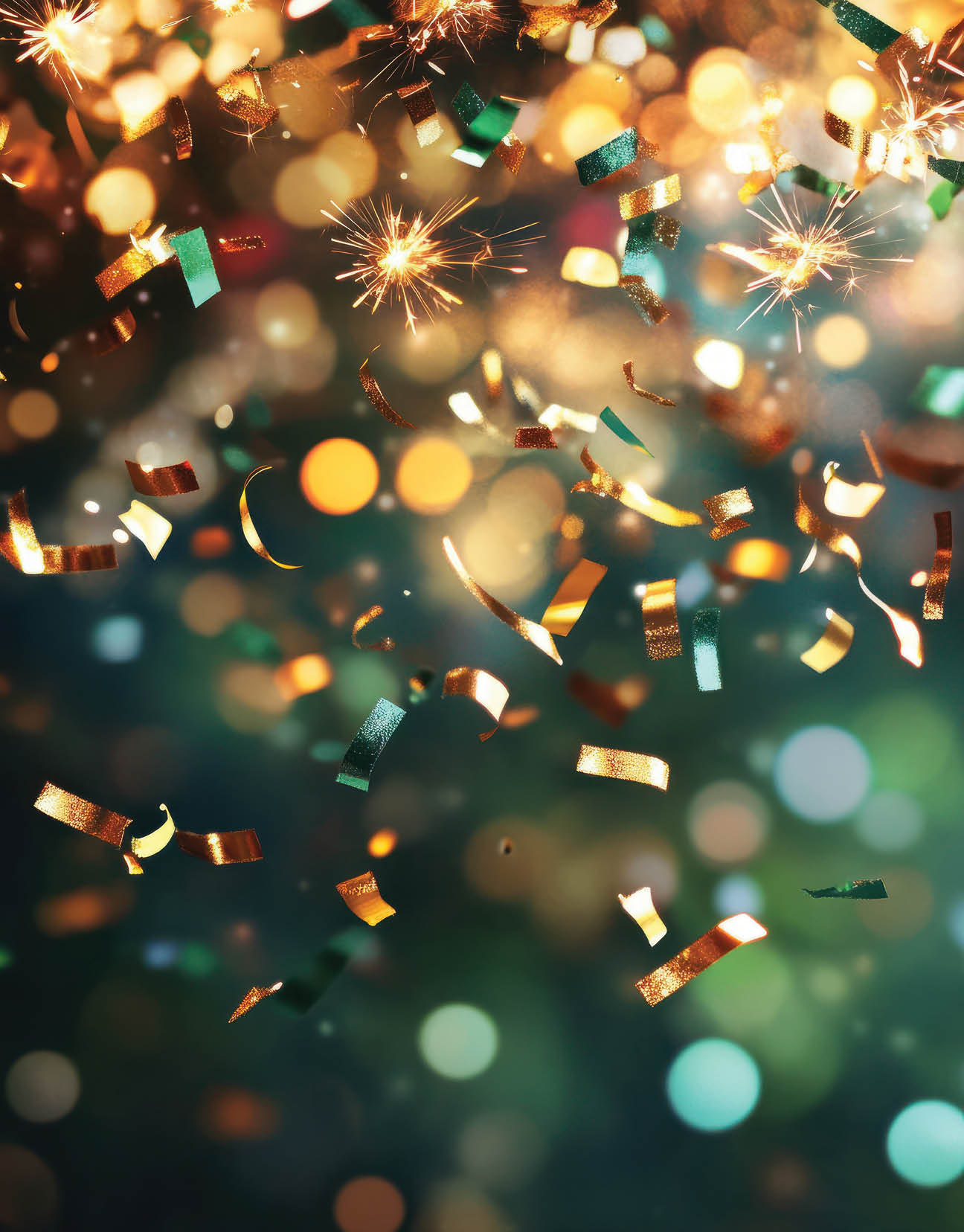 'Day fresh eve year`s St. next glowing future Patrick's sparkler green year party confetti new background bokeh lights year's christmas spark shiny marvellou' hyper realistic --ar 3:4 --v 6.1 Job ID: 4e67f28b-edc3-4cad-8f8c-a5abfc8735ac